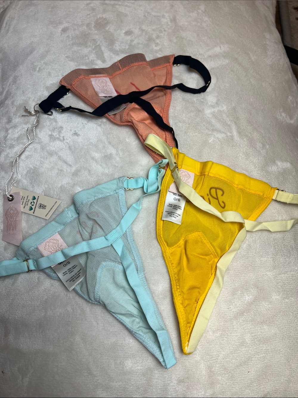We are HAH pack of 3 zodiac thongs-Pisces ♓️ - Picture 2 of 7